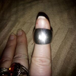 Sterling Silver Wide Band Ring